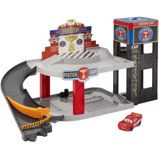 Mattel DWB90 Disney Pixar Cars Piston Cup Racing Garage - ماتيل - Image 2