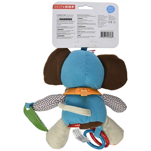 Skip Hop Bandana Buddies Soft Activity Toy, Elephant - سكيب هوب - Image 3