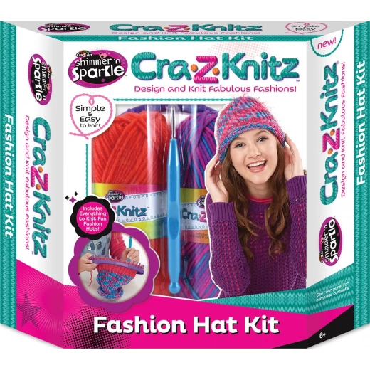 Shimmer & Sparkle Cra-Z-Knit Hat Kit