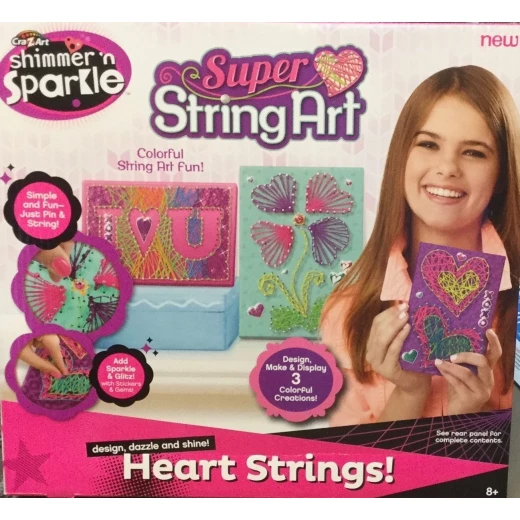 CRA-Z-ART SHIMMER N SPARKLE SUPER STRING ART LOVE CRA-Z-ART SHIMMER N SPARKLE SUPER STRING ART LOVE