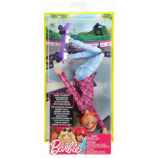 Barbie Made to Move The Ultimate Posable Skateboader Doll - باربي - Image 4