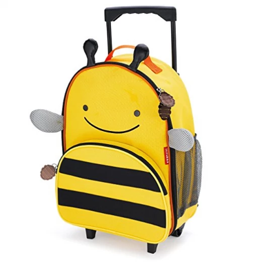 Skip Hop Zoo Little Kid Travel Rolling Luggage Backpack - Bee Skip Hop Zoo Little Kid Travel Rolling Luggage Backpack - Bee