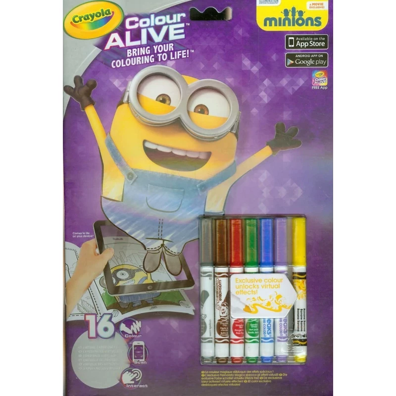 Crayola Colour Alive Minions