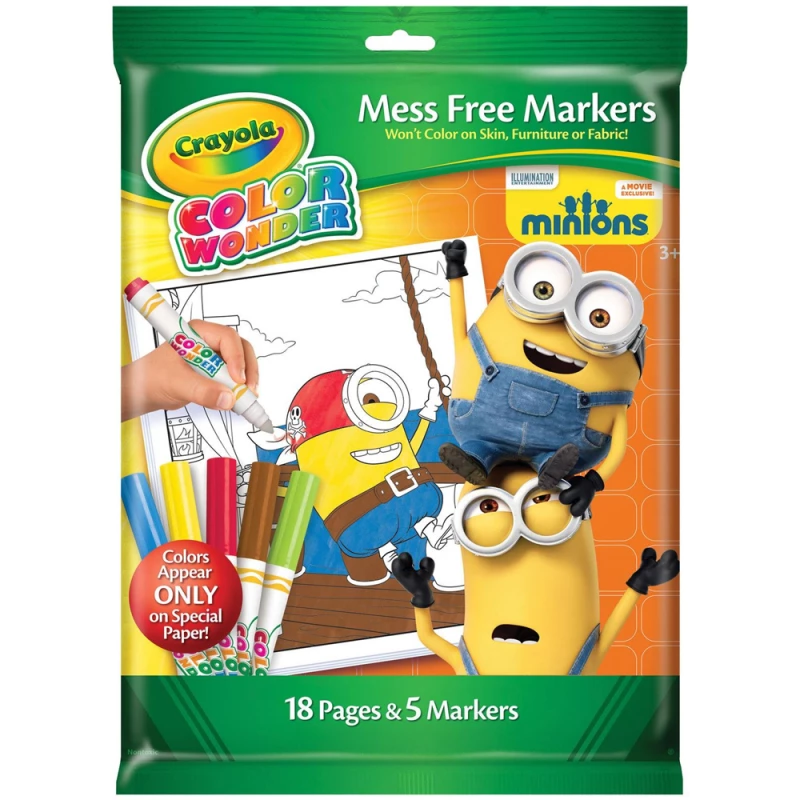 Color Wonder Minions Overwrap - كرايولا