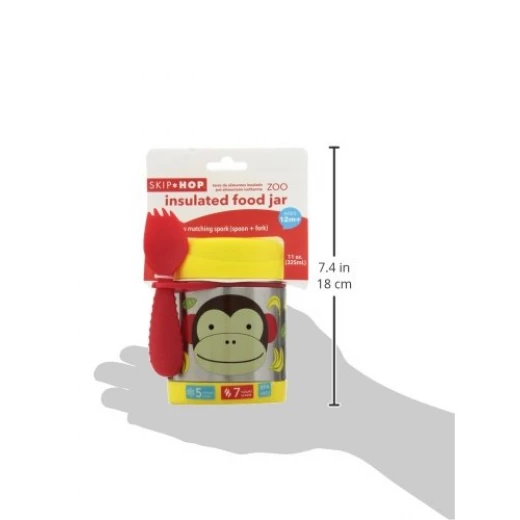 Skip Hop Zoo Insulated Food Jar - Monkey - سكيب هوب - Image 6