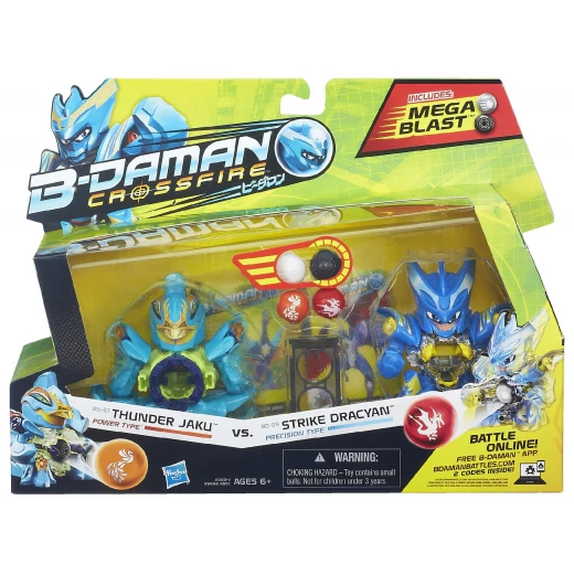 B-DAMAN Thunder Jaku vs. Strike Dracyan B-DAMAN Thunder Jaku vs. Strike Dracyan
