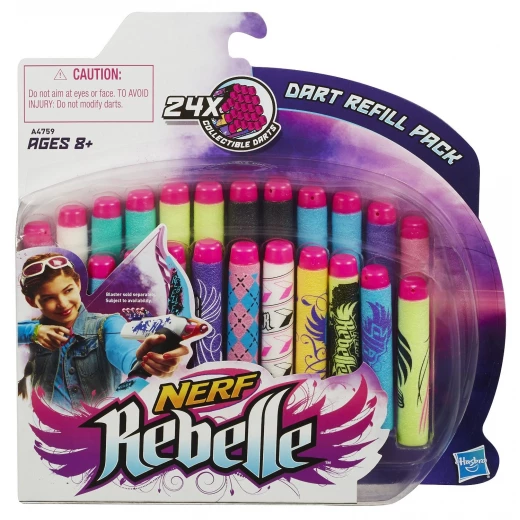 NERF Rebelle 24 x Dart Refill Pack NERF Rebelle 24 x Dart Refill Pack
