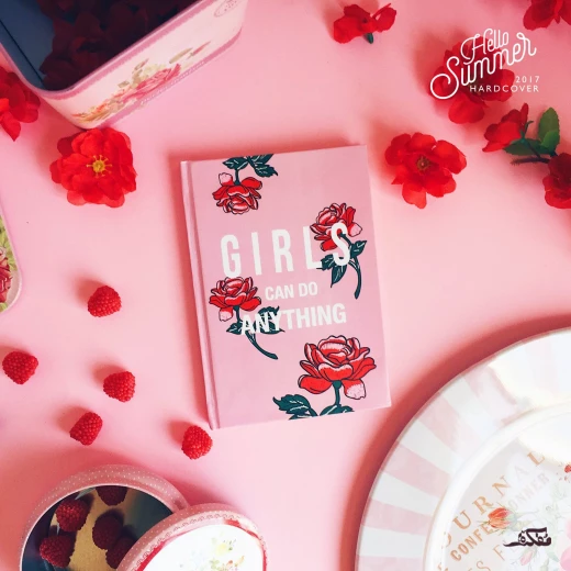 Hard Cover Notebooks - Girls Can Do Anything - مفكرة - Image 2