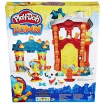 Play-Doh town firemen house - بلاي دوه