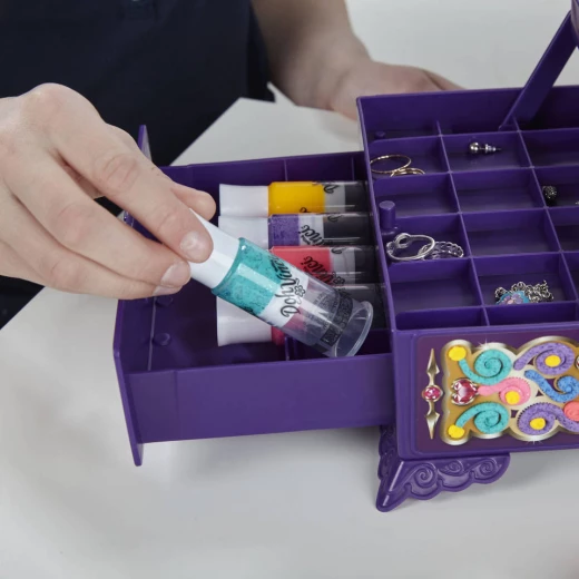Play-Doh DohVinci Secret Sparkle Jewelry Box - بلاي دوه - Image 7