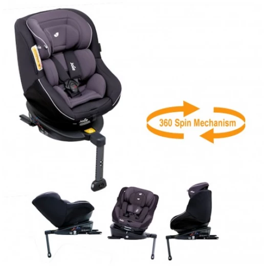 Joie Spin 360 Carseat- Two Tone Black - جوي - Image 2