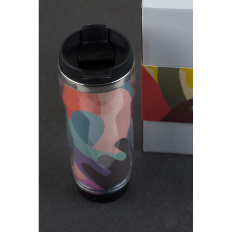 Travel Mugs Colorful - Hope Shop By KHCF - مؤسسة الحسين للسرطان