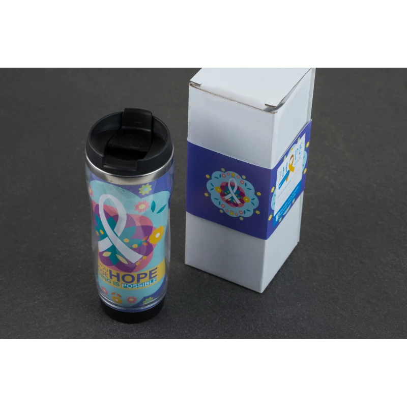 Travel Mugs Hope II - Hope Shop By KHCF - مؤسسة الحسين للسرطان