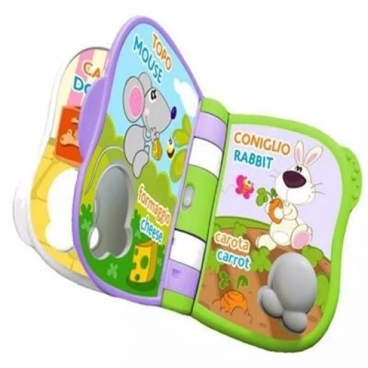 Chicco Animals and Their Friends Talking Book (Italian/English) - تشيكو - Image 3