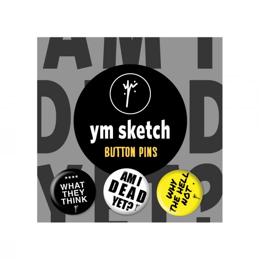 3 Ymsketch Button Pin - 2 3 Ymsketch Button Pin - 2