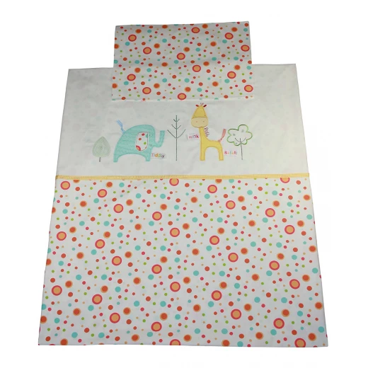 Lollipop Lane Tiddly Wink Safari Duvet Cover and P/Case Set- 120x150cm / 40x60cm - لوليبوب لين - Image 2