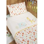 Lollipop Lane Tiddly Wink Safari Duvet Cover and P/Case Set- 120x150cm / 40x60cm - لوليبوب لين