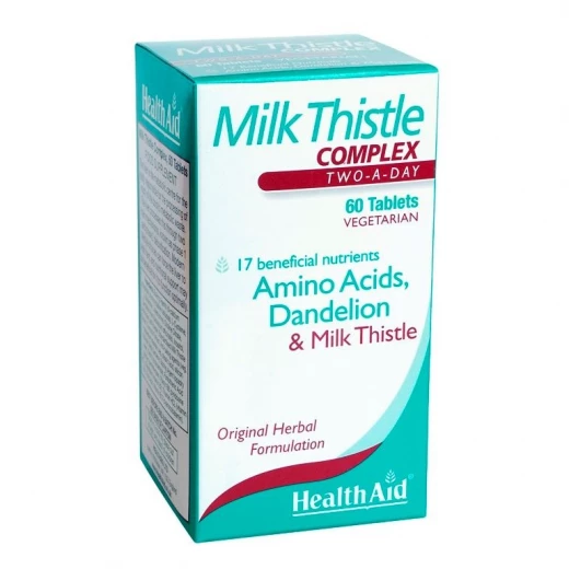 HealthAid Milk Thistle Complex 60's Tablets HealthAid Milk Thistle Complex 60's Tablets