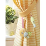 Lollipop Lane Pumpkin And Popsicle Toy Tie Backs - لوليبوب لين