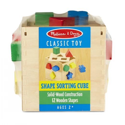 Melissa & Doug Shape Sorting Cube Classic Toy - Melissa &amp; Doug - Image 3
