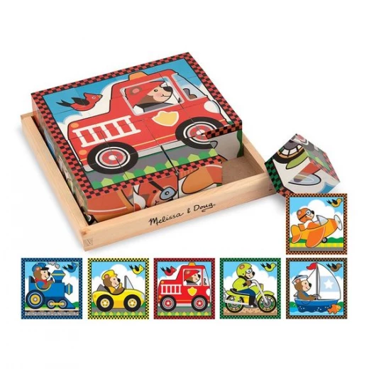 Melissa & Doug Vehicles Cube Puzzle Melissa & Doug Vehicles Cube Puzzle