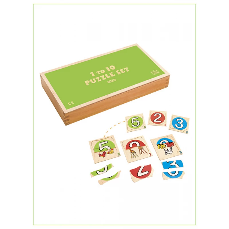 Edu Fun 1 to 10 Puzzle English Set - إديو فن