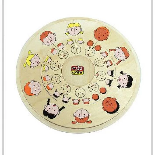 Edu Fun Circle Matching Board Emotions Edu Fun Circle Matching Board Emotions