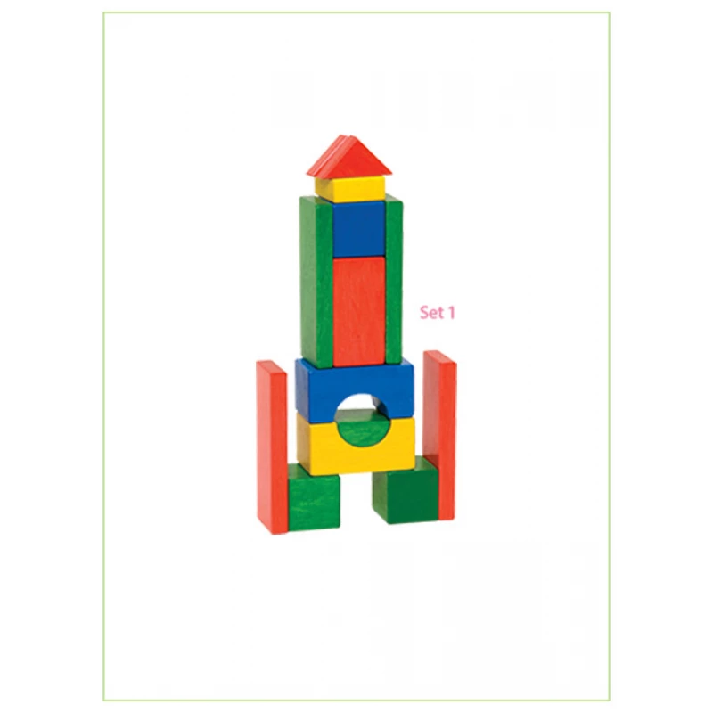 Edu Fun Colourful Building Blocks Set (29 pcs.) - إديو فن