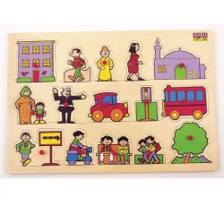 Edu Fun Double Sided PlayBoard Egyptian City