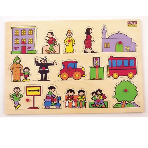 Edu Fun Double Sided PlayBoard Egyptian City