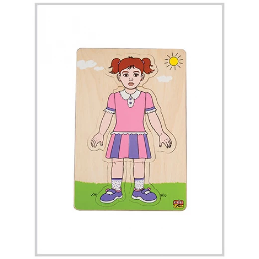 Edu Fun Building Up Body Parts Puzzles (Girl layered puzzle (1) ) Edu Fun Building Up Body Parts Puzzles (Girl layered puzzle (1) )