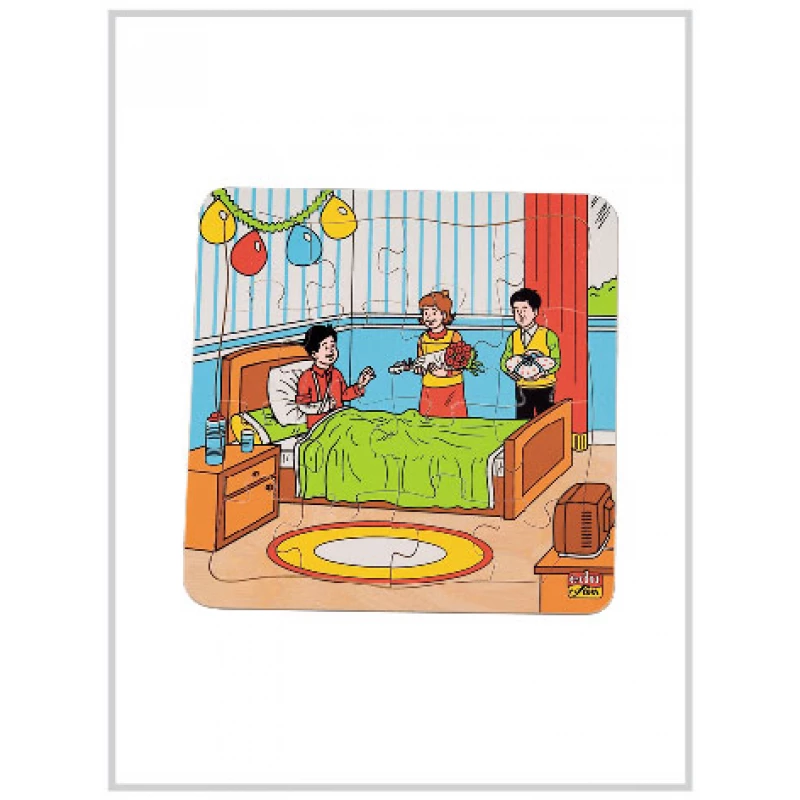 Edu Fun Good Manner Puzzles (Visiting the sick) - إديو فن