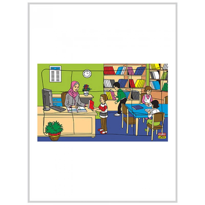 Edu Fun Arabic Professions “Puzzles” (Arab Librarian) - Edu Fun