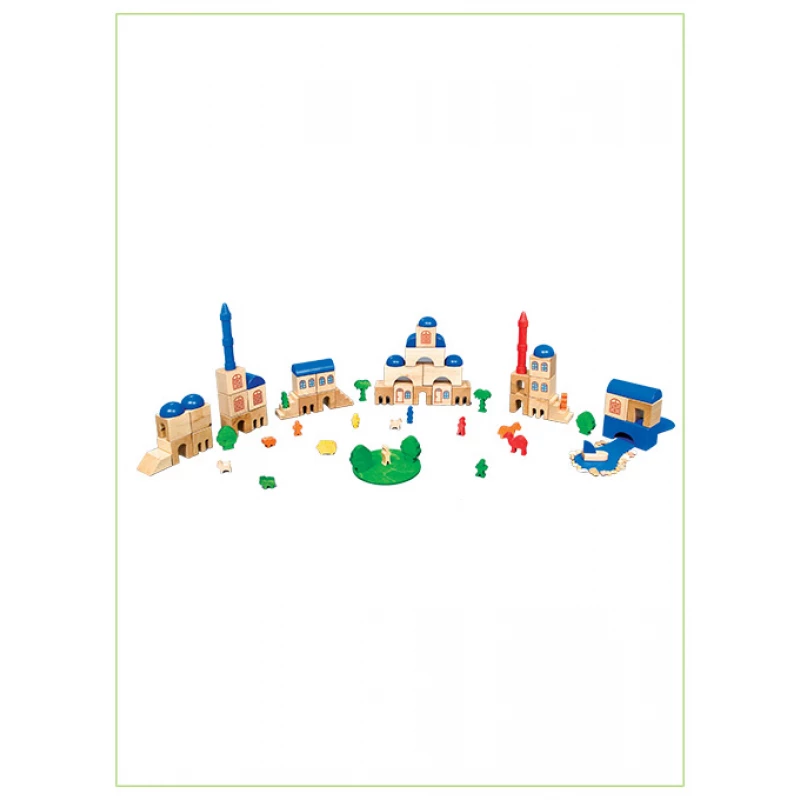 Edu Fun Mediterranean City Construction Blocks - إديو فن