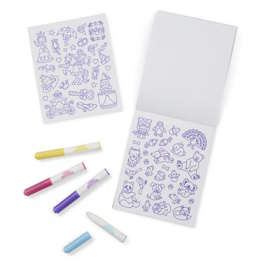 melissa & doug On the Go Magicolor Color-Your-Own Sticker Pad - Princesses, Animals, and Fairies - ميليسا اند دوج - Image 2