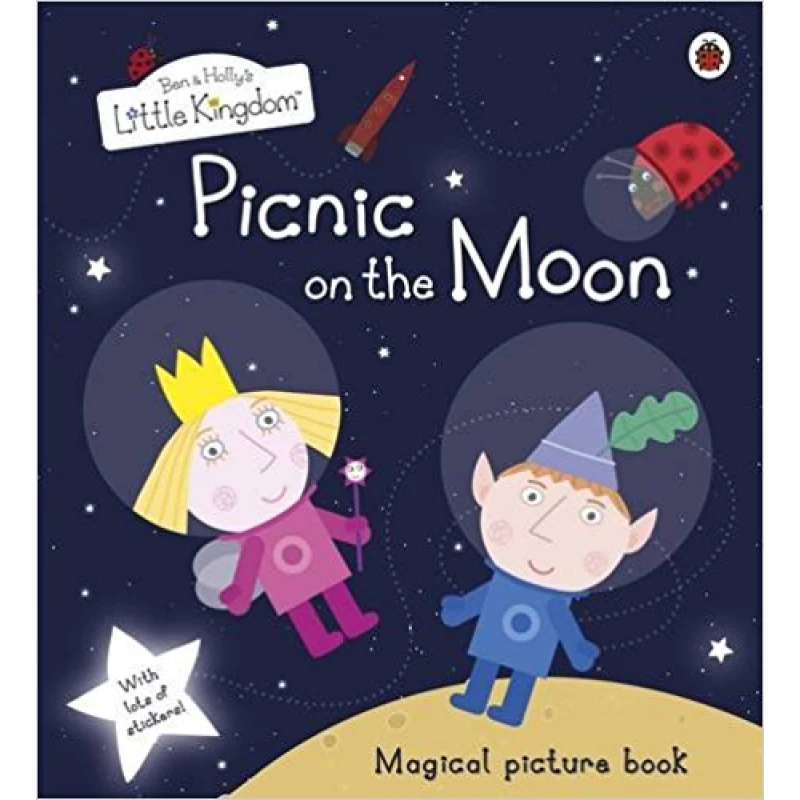 Picnic on the Moon Picture Book with Stickers - كتب ليدي بيرد