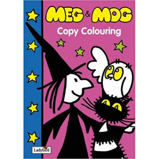 Meg and Mog Copy Colouring