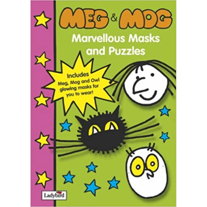Marvellous Masks and Puzzles (Meg and Mog Books) - كتب ليدي بيرد