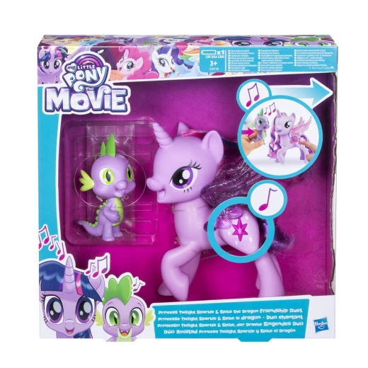 Hasbro My Little Pony Princess Twilight Sparkle Spike the Dragon Friendship Duet Hasbro My Little Pony Princess Twilight Sparkle Spike the Dragon Friendship Duet