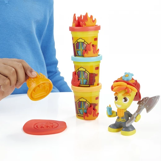 Play-Doh Town Fire Truck - بلاي دوه - Image 6