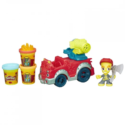 Play-Doh Town Fire Truck - بلاي دوه - Image 2