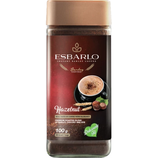 Esbarlo Instant Barley Coffee - Hazelnut (100gm) Esbarlo Instant Barley Coffee - Hazelnut (100gm)