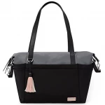 Skip Hop Nolita Neoprene Diaper Tote, Black/Grey - سكيب هوب