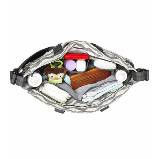 Skip Hop Twins Signature Baby Changing Nappy Bag - Double Duo Chevron - سكيب هوب - Image 2