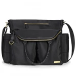 Skip Hop Chelsea Downtown Chic Diaper Satchel, Black - سكيب هوب
