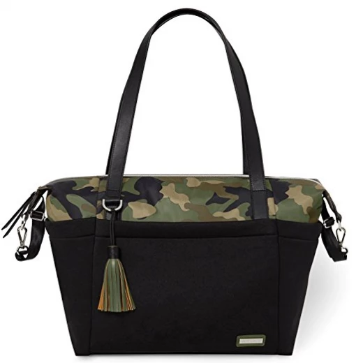 Skip Hop Nolita Neoprene Diaper Tote, Black/Camo - سكيب هوب - Image 4