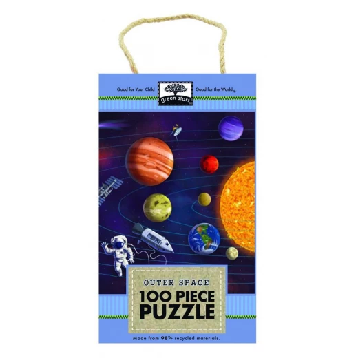 Innovative Kids Green Start 100-Piece Puzzle: Outer Space Puzzle Innovative Kids Green Start 100-Piece Puzzle: Outer Space Puzzle