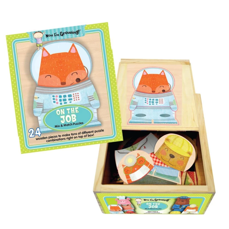 Mix & Match Puzzles: On the Job - أ ب ت