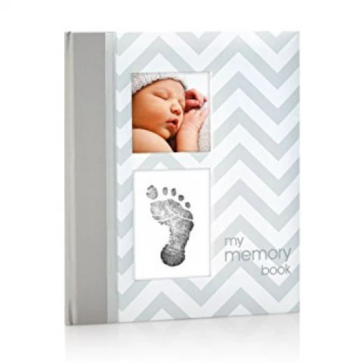 PearHead My Memory Baby Book Chevron, Gray PearHead My Memory Baby Book Chevron, Gray
