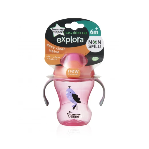 Tommee Tippee Explora Easy Drink Cup 230 ml, Pink